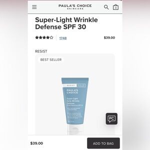 Paula’s Choice Super-Light Daily Wrinkle Defense